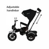 Bebe Stars Ποδηλατάκι τρίκυκλο 360° Chopper 6in1 Black 814-188